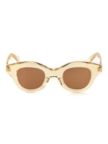 Hakusan 'hook' Sunglasses, Adult Unisex, Yellow/orange, Acetate