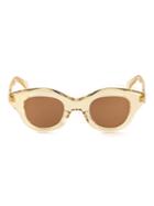 Hakusan 'hook' Sunglasses, Adult Unisex, Yellow/orange, Acetate