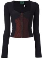 Jean Paul Gaultier Vintage Longsleeved Bustier Top - Black