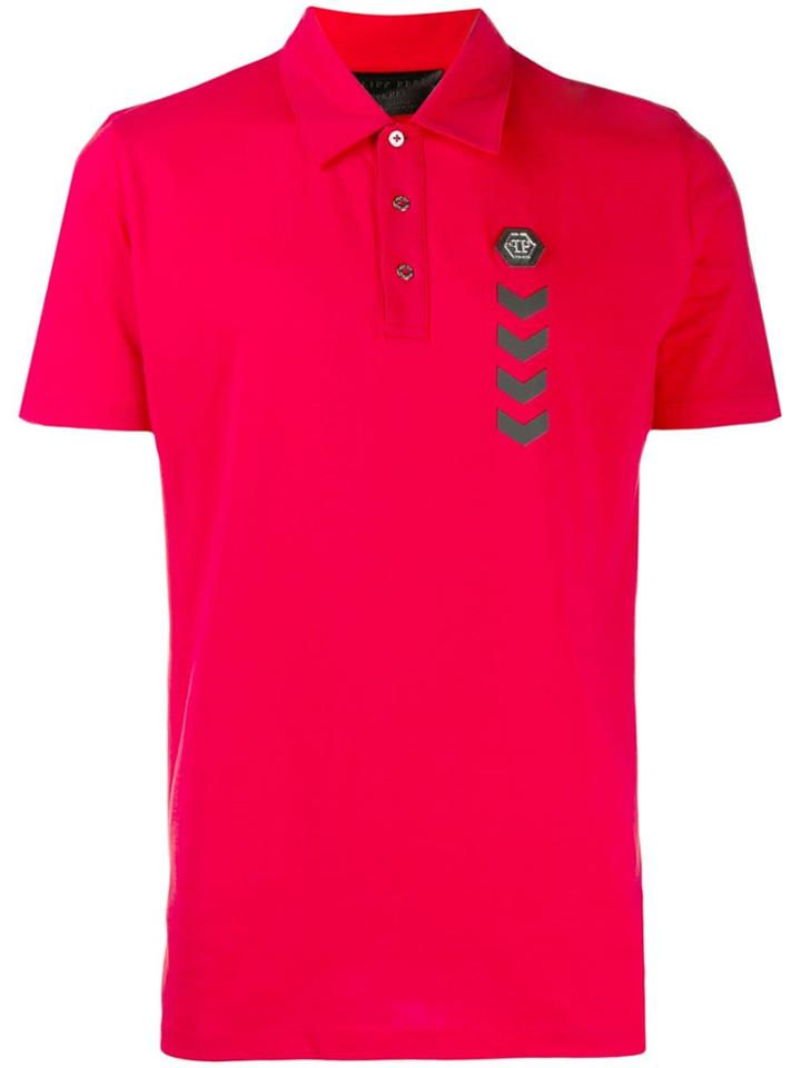 Philipp Plein Statement Polo Shirt - Red