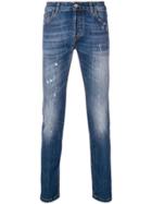 Entre Amis Skinny Washed Jeans - Blue
