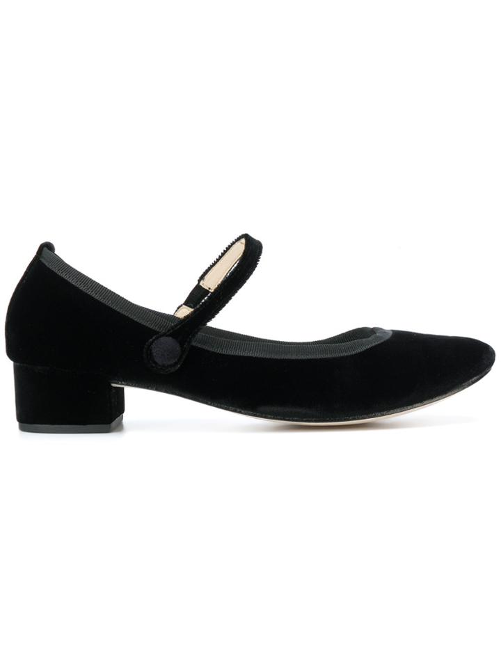 Repetto Low Heel Ballerina Shoes - Black