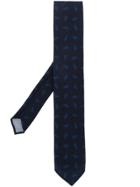 Lardini Woven Paisley Tie - Blue