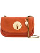 See By Chloé - 'lois' Shoulder Bag - Women - Cotton/leather/suede - One Size, Yellow/orange, Cotton/leather/suede