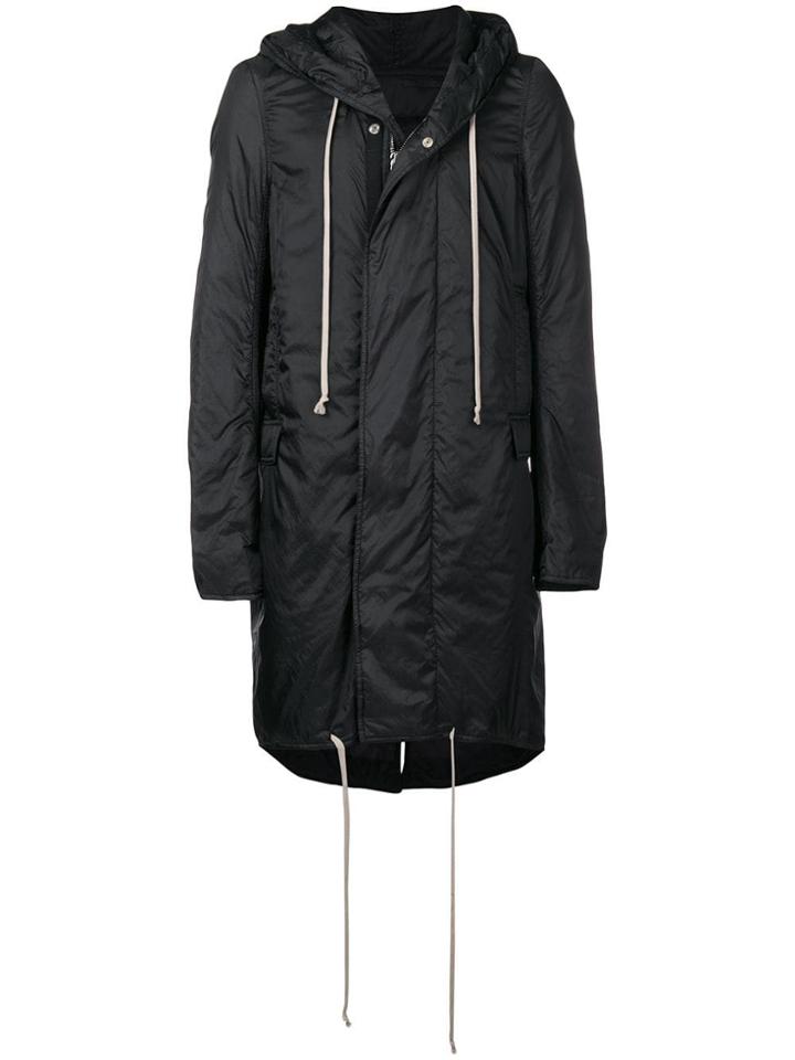 Rick Owens Drkshdw Hooded Parka - Black