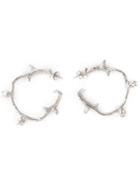 Ros Millar 'branch' Hoop Earrings