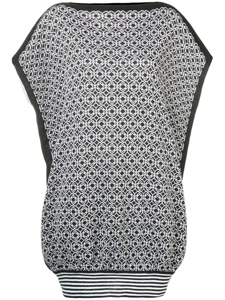 Chirazi Bloom Knit Top - Black
