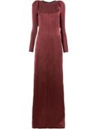 Ann Demeulemeester Straight-fit Gown - Red