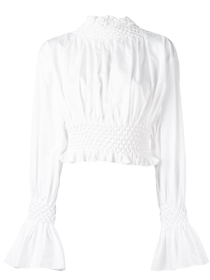 Kenzo Waffle Textured Blouse