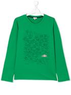 Paul Smith Junior Teen Long Sleeve Printed T-shirt - Green
