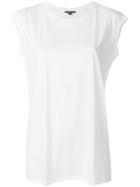 Ann Demeulemeester Cap Sleeve T-shirt - White