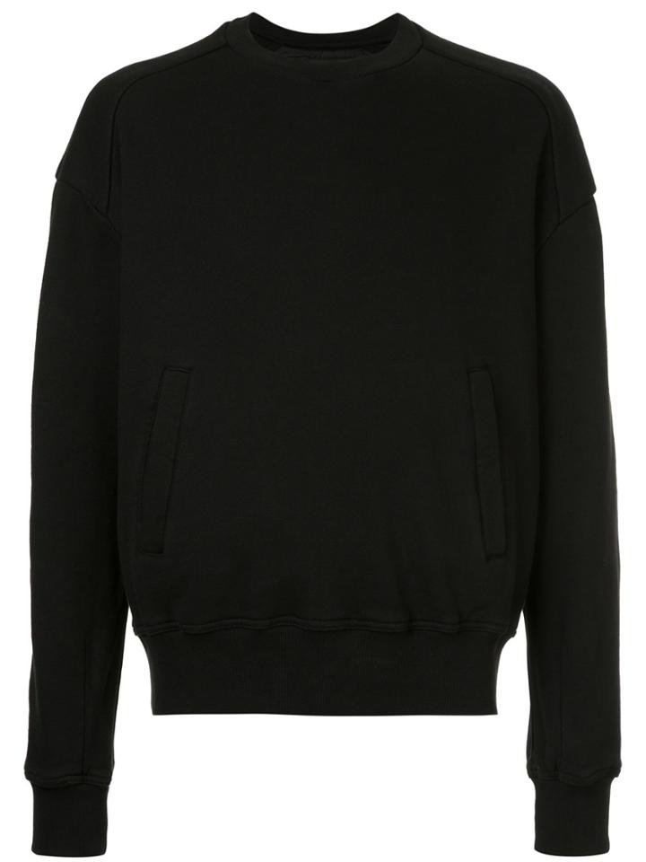 Juun.j Plain Sweatshirt - Black