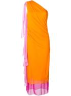 Diane Von Furstenberg 'nori' One Shoulder Draped Wrap Dress