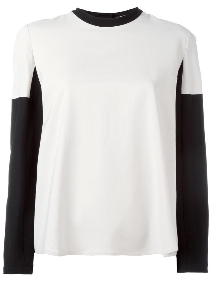 L'autre Chose Round Neck Longsleeved T-shirt - Nude & Neutrals