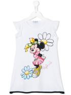 Monnalisa Minnie Mouse Dress, Girl's, Size: 7 Yrs, White