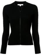 Jonathan Simkhai Cut Out Sleeve Zipped Sweater - Black