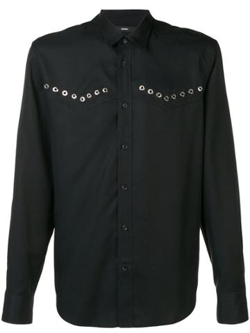 Diesel Rivet Detail Shirt - Black