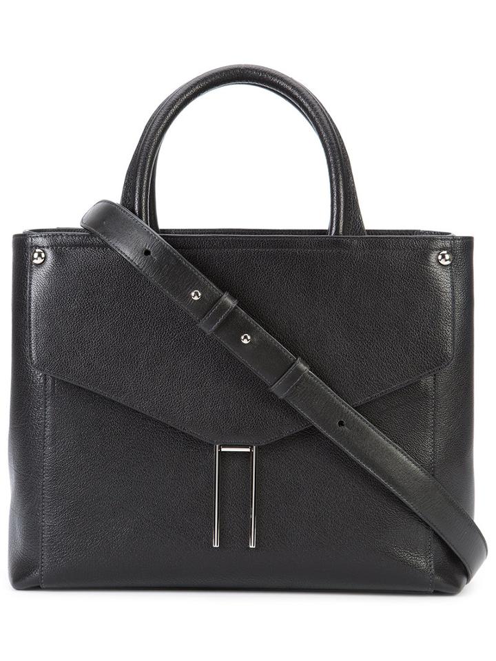 Hayward Booth Tote, Black, Calf Leather/calf Suede