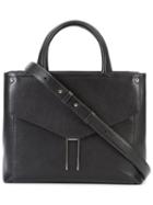 Hayward Booth Tote, Black, Calf Leather/calf Suede