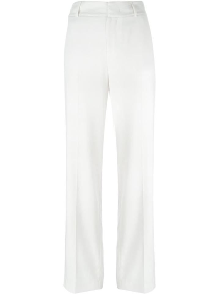 Stills Straight Leg Trousers, Women's, Size: 38, Nude/neutrals, Silk/spandex/elastane/polyester