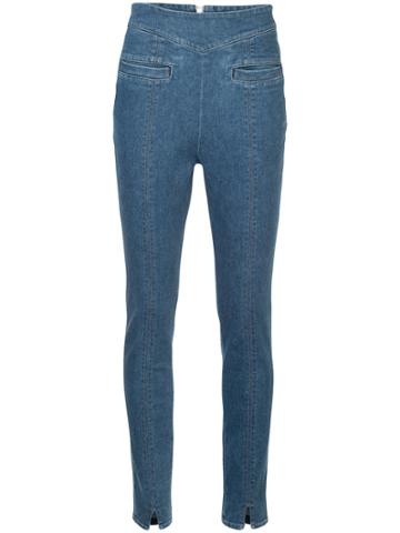 En Route High-waisted Skinny Jeans - Blue