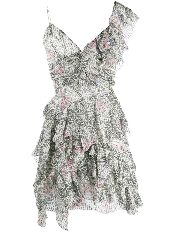 Isabel Marant Floral Day Dress - Neutrals