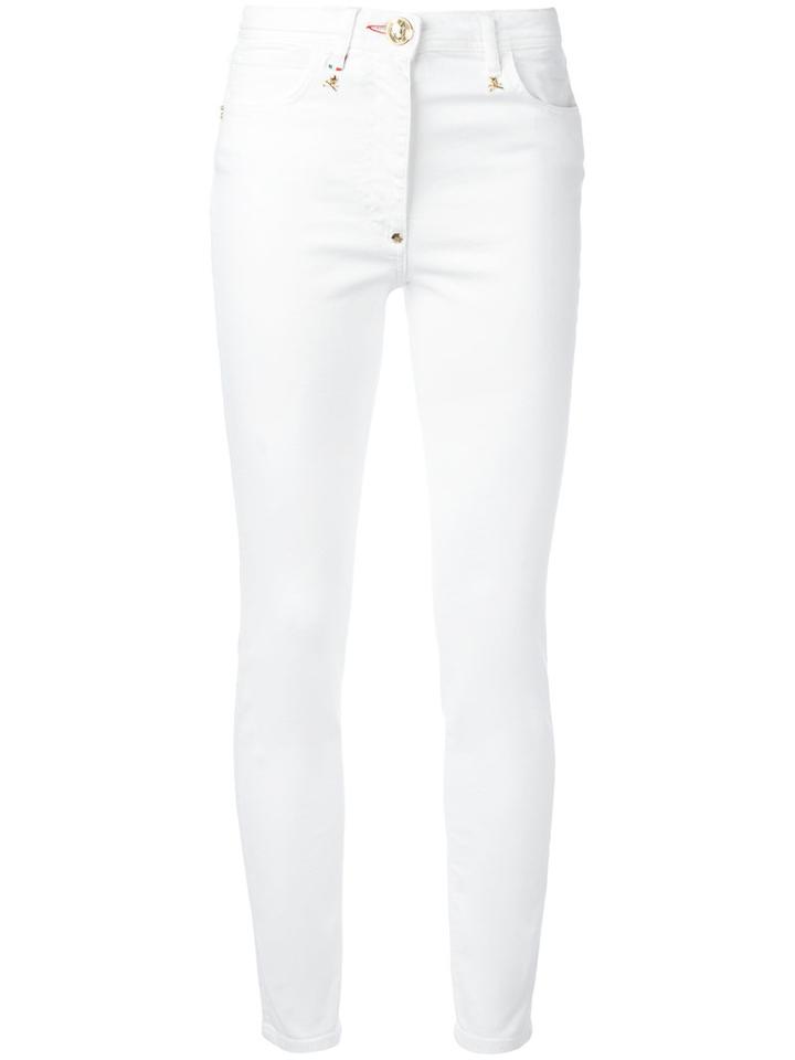 Philipp Plein - Skinny Jeans - Women - Cotton/polyester/spandex/elastane - 29, Women's, White, Cotton/polyester/spandex/elastane