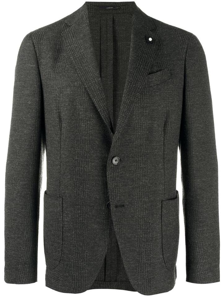 Lardini Classic Fitted Blazer - Grey