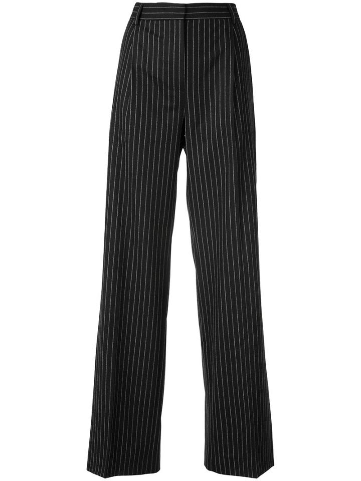 Josh Goot Tailored Wide Leg Pants, Women's, Size: Small, Blue, Wool