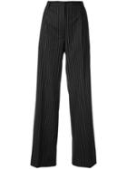 Josh Goot Tailored Wide Leg Pants, Women's, Size: Small, Blue, Wool
