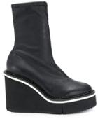 Clergerie Bliss Wedge Boots - Black