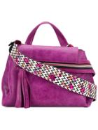 Hogan Side Zipped Shoulder Bag - Pink & Purple