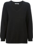 T By Alexander Wang V-neck Sweater, Women's, Size: Small, Black, Cashmere/wool