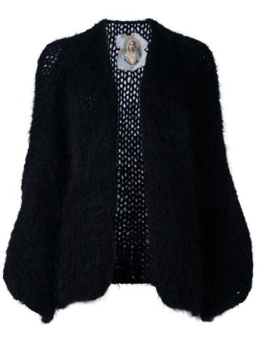 Made By Bernadette Wide Sleeve Cardigan, Women's, Black, Mohair