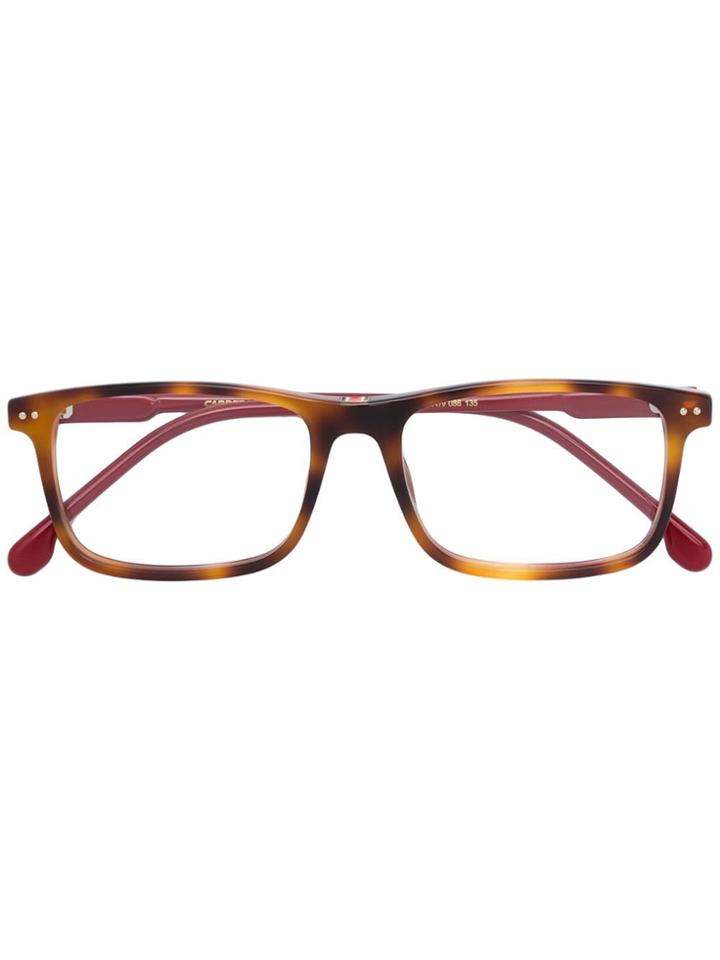 Carrera Rectangular Shaped Glasses - Red