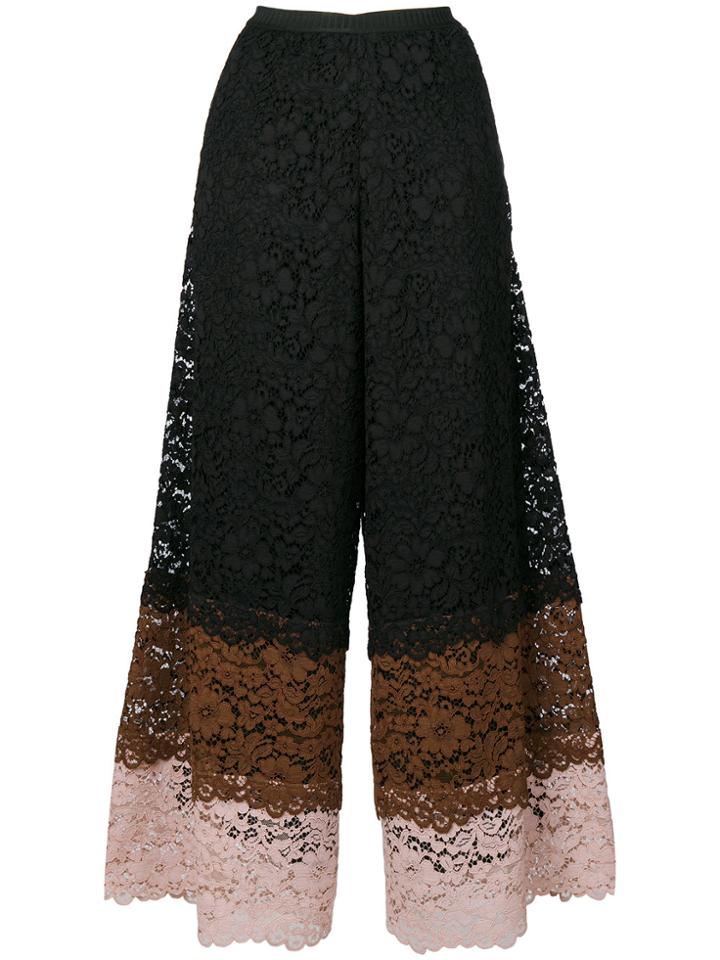 Antonio Marras Lace Cropped Trousers - Black