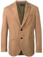 Neil Barrett Leather Blazer, Men's, Size: Large, Brown, Lamb Skin/cupro