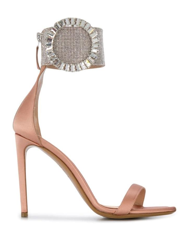 Alexandre Vauthier Embellished Joan Sandals - Pink