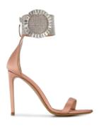 Alexandre Vauthier Embellished Joan Sandals - Pink