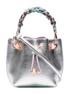 Sophia Webster Metallic Leather Romy Bucket Bag