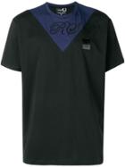 Raf Simons X Fred Perry V-insert T-shirt - Black