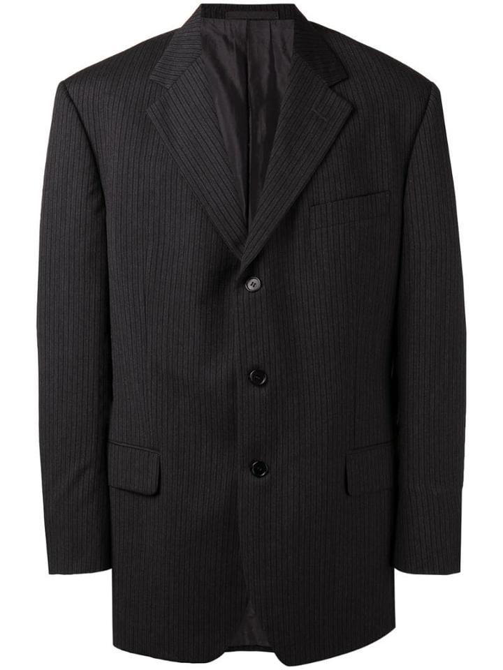 Romeo Gigli Pre-owned Striped Jacket - Grey