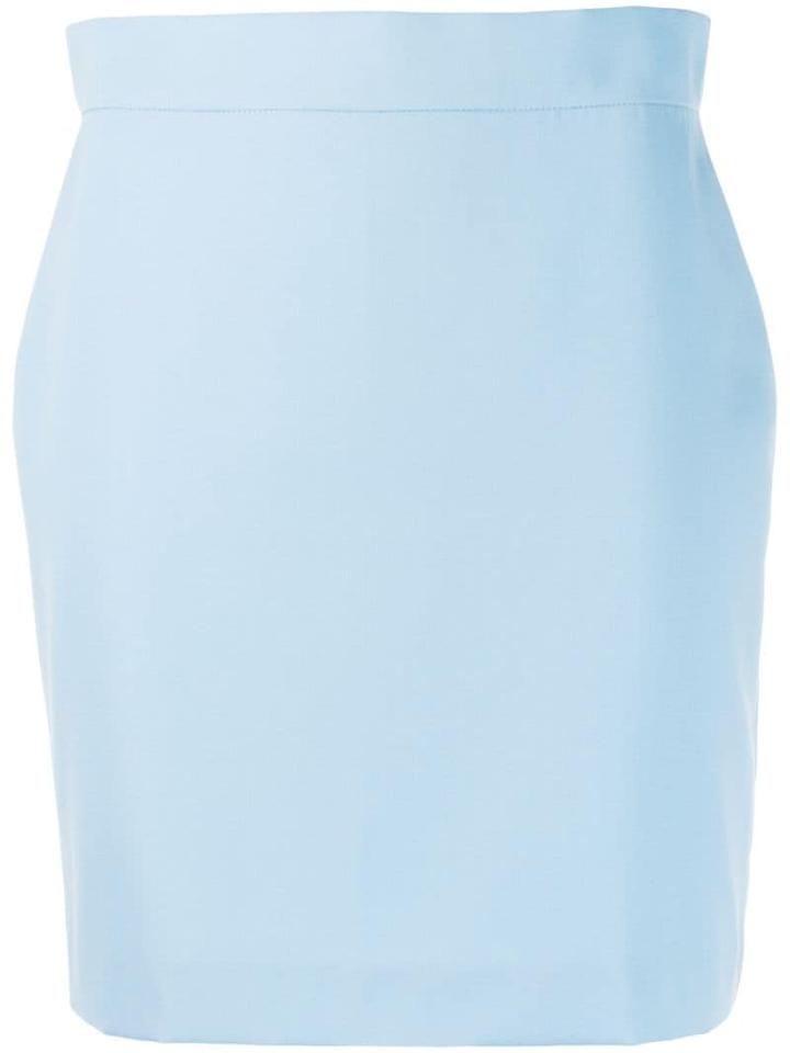 House Of Holland Straight Mini Skirt - Blue