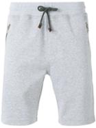 Brunello Cucinelli - Jogging Shorts - Men - Cotton/polyamide - Xxl, Grey, Cotton/polyamide