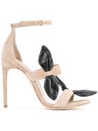 Olgana Bow Detail Sandals - Nude & Neutrals