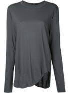 Bassike - Fitted Top - Women - Cotton - Xs, Grey, Cotton
