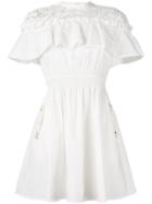 Self-portrait - Hudson Mini Dress - Women - Cotton/polyester - 8, White, Cotton/polyester