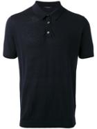 Roberto Collina Knit Polo Shirt, Men's, Size: 50, Blue, Cotton