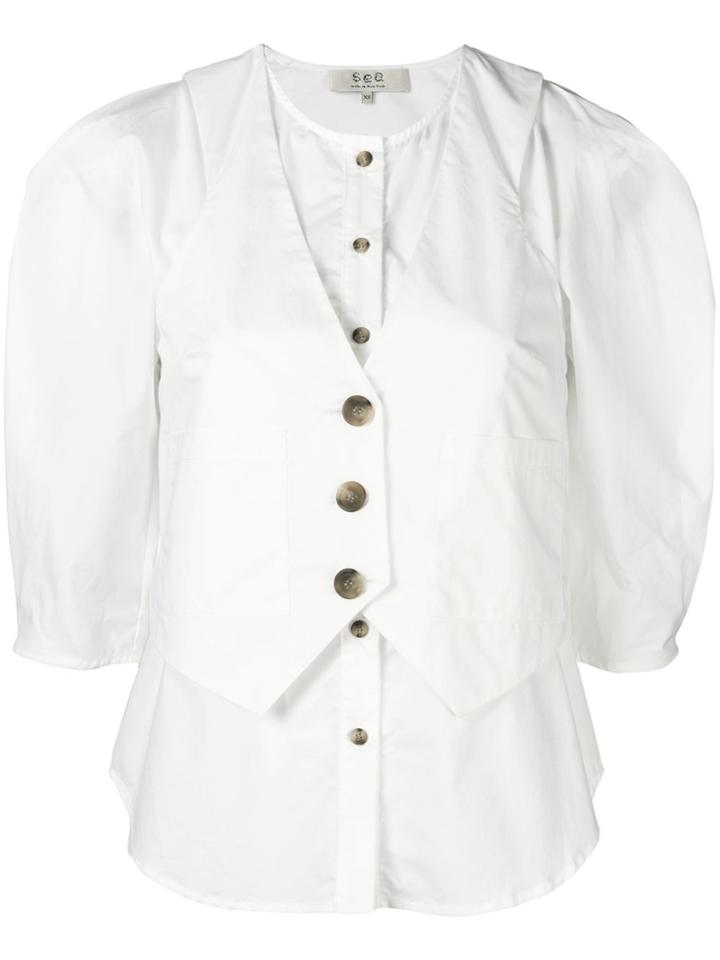 Sea Azzedine Blouse - White
