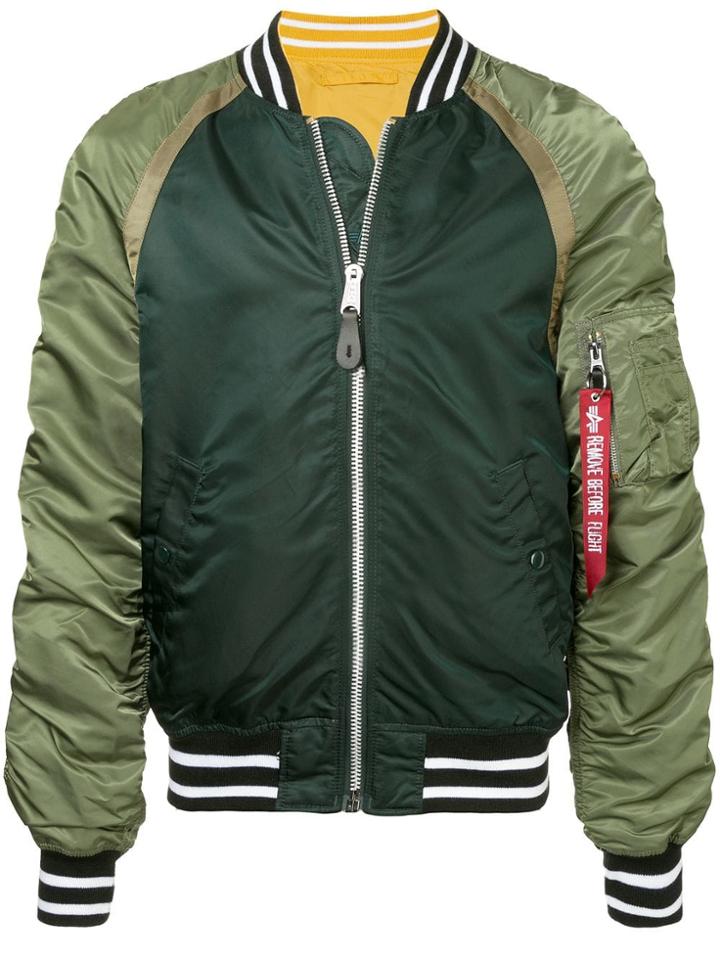 Alpha Industries L-2b Raglan Jacket - Green